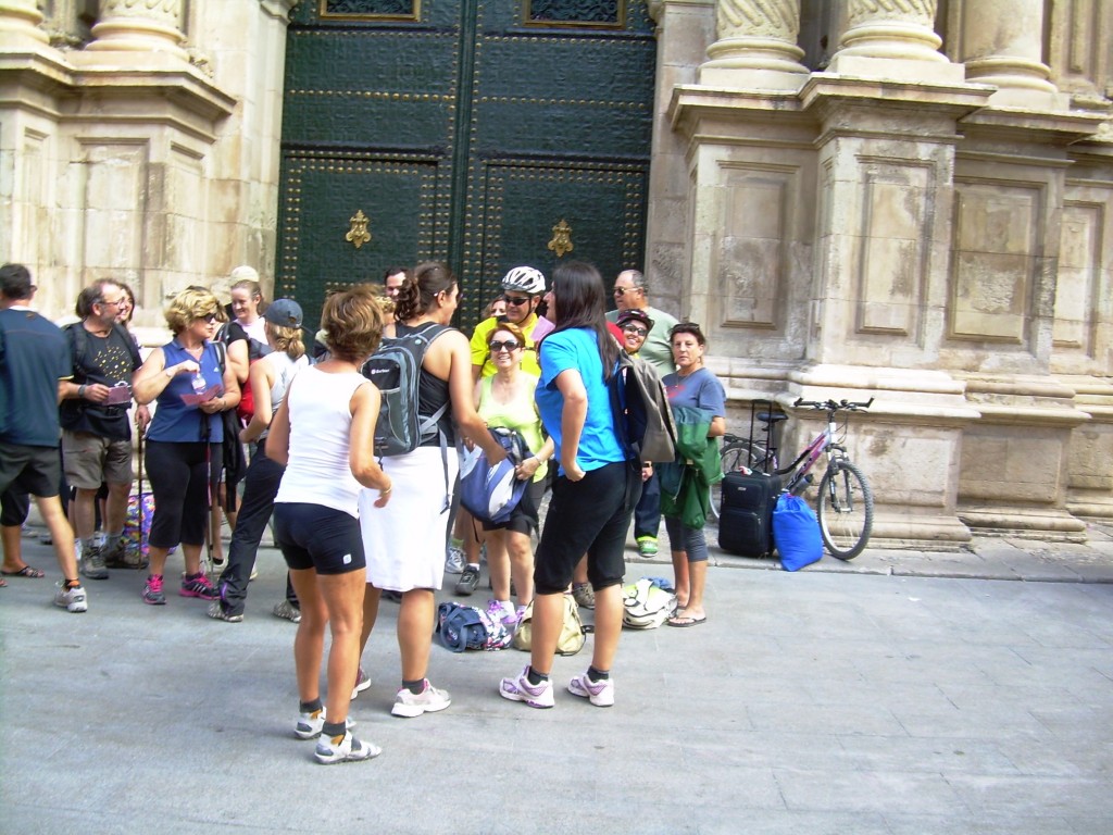 En la meta! Por fín en Sta María después de 54 km.